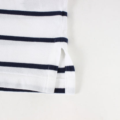 ポニー 刺繍 ボーダー 鹿の子 ヘンリーネック Tシャツ / 定番 ベーシック アメカジ アメトラ FEATHERWEIGHT MESH