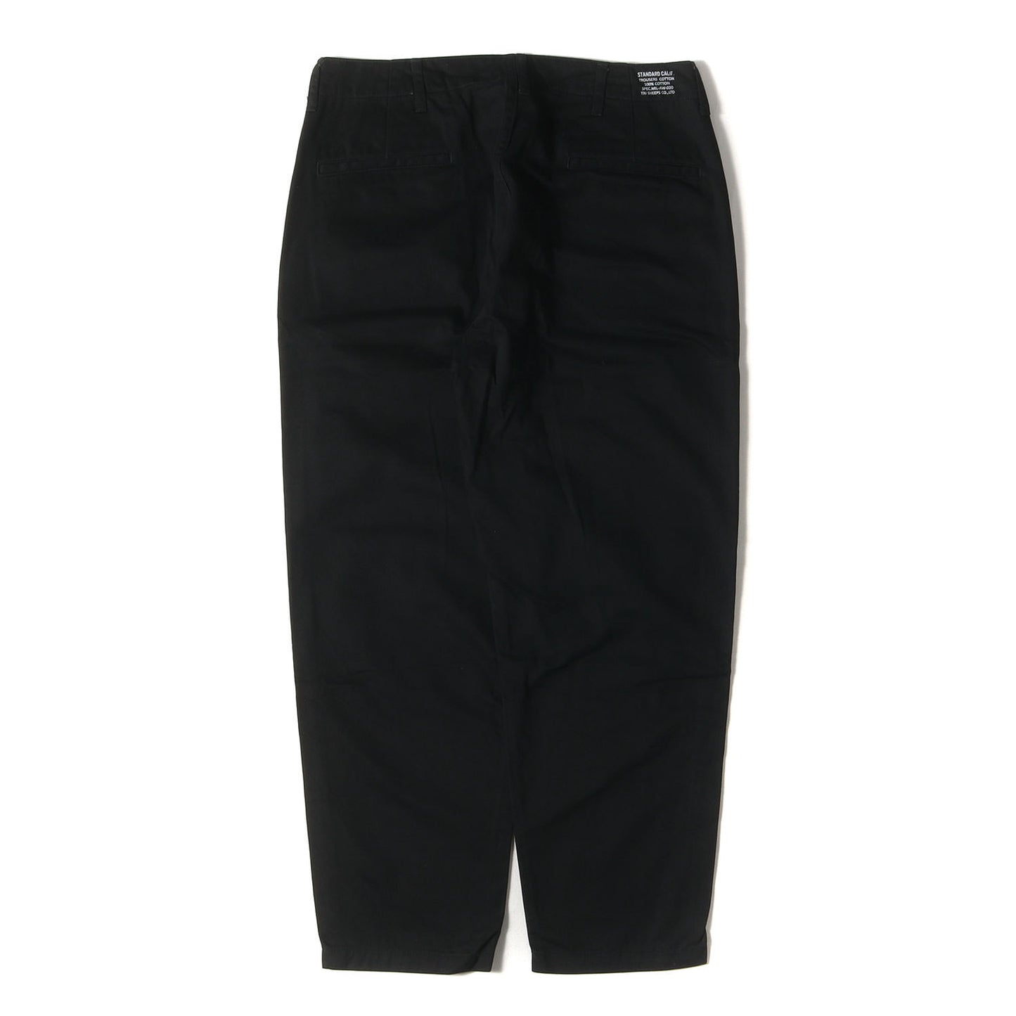 20AW コットンツイル ワイド テーパード チノ パンツ (SD 41KHAKI PANTS)