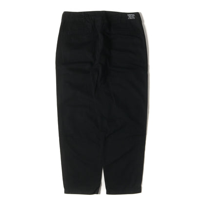 20AW コットンツイル ワイド テーパード チノ パンツ (SD 41KHAKI PANTS)