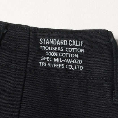20AW コットンツイル ワイド テーパード チノ パンツ (SD 41KHAKI PANTS)