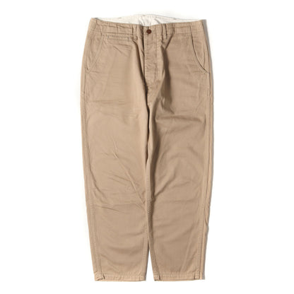 20AW コットンツイル ワイド テーパード チノ パンツ (SD 41KHAKI PANTS)