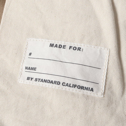 20AW コットンツイル ワイド テーパード チノ パンツ (SD 41KHAKI PANTS)