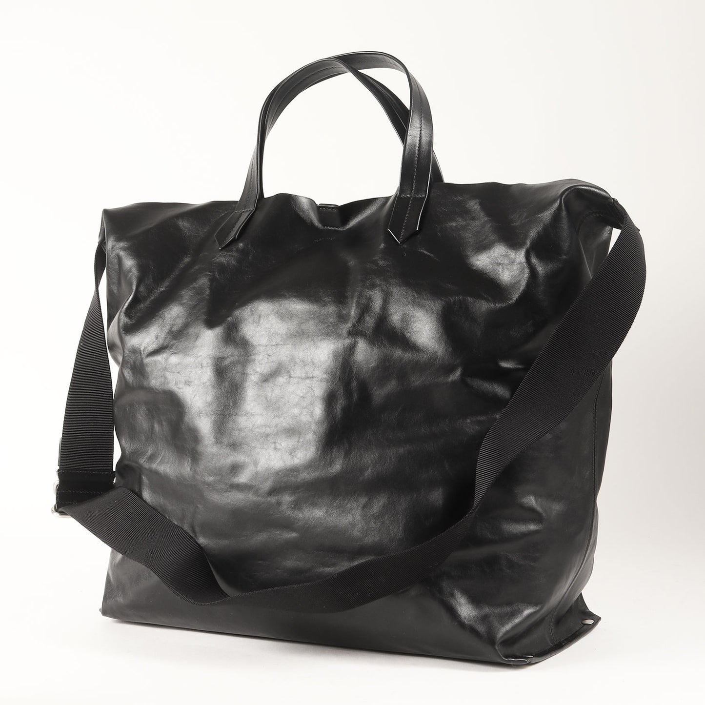 23AW 2WAY レザー ショッピング トートバッグ (SHOPPING BAG J25WC0002 P4957)