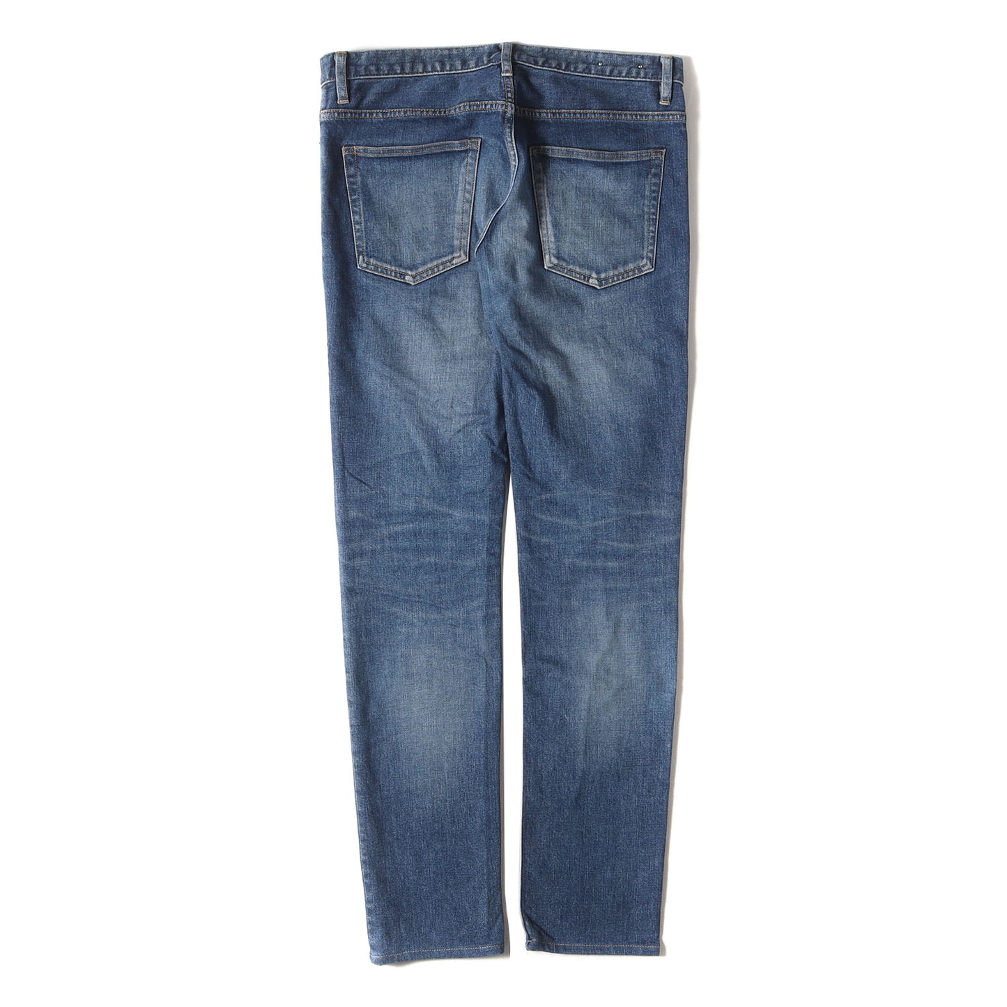 USED ウォッシュ 加工 スーパー スリム ストレッチ デニム パンツ (S.Slim STR 5pocket USD FPK107NUD-85)