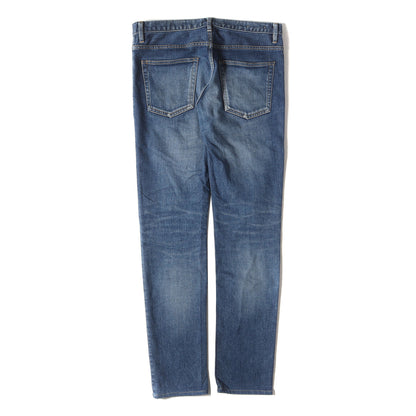 USED ウォッシュ 加工 スーパー スリム ストレッチ デニム パンツ (S.Slim STR 5pocket USD FPK107NUD-85)