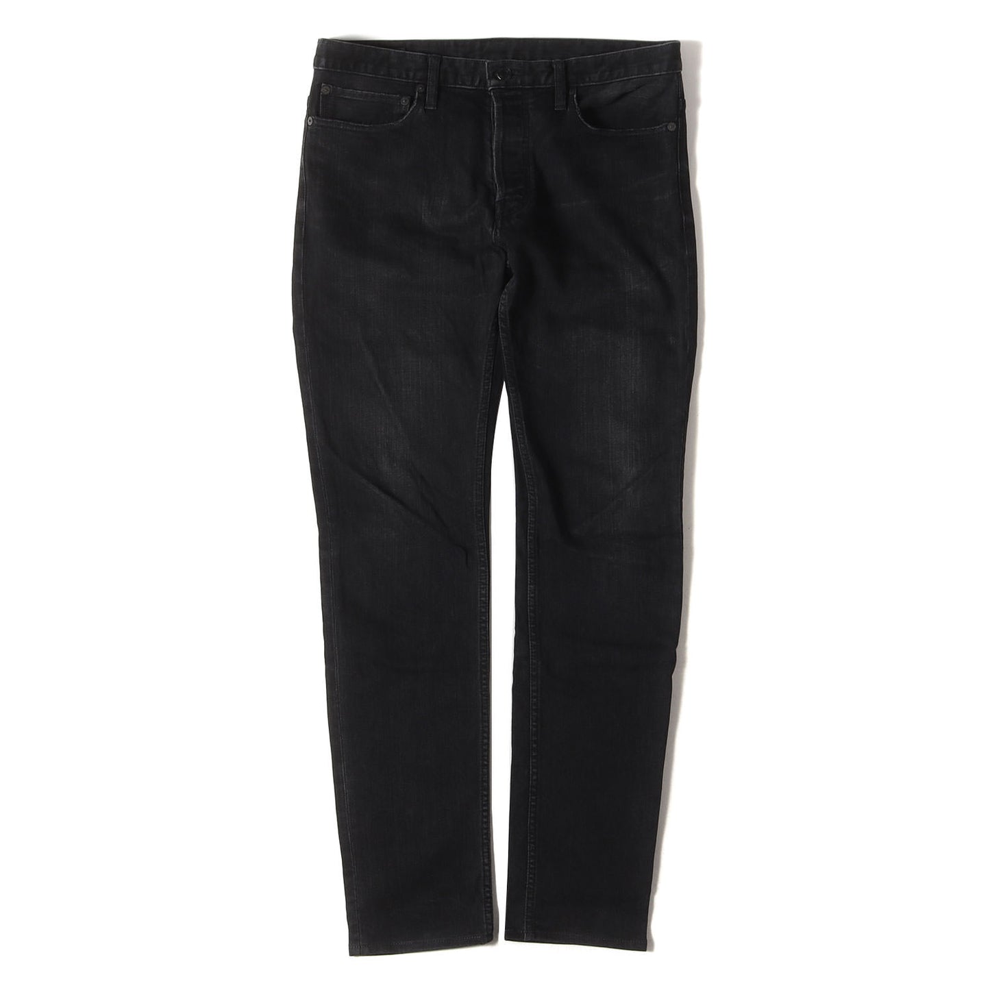 USED ウォッシュ 加工 スーパー スリム ストレッチ デニム パンツ (S.Slim STR 5pocket USD FPK107NUD-93)