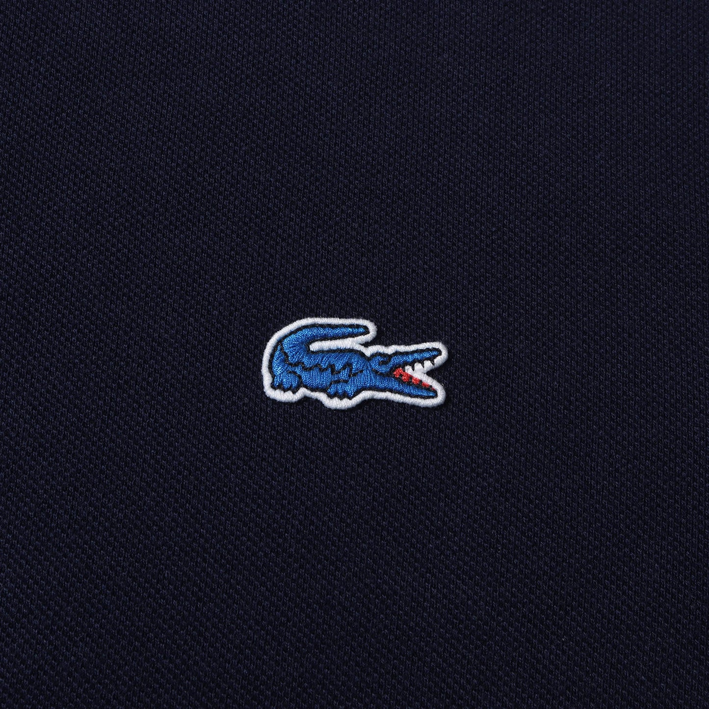 × SHIPS ワンポイント ワニ ワッペン 刺繍 鹿の子 ポロシャツ (PF140BL) / MADE IN JAPAN EXCLUSIVE EDTION
