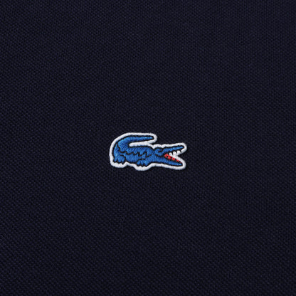 × SHIPS ワンポイント ワニ ワッペン 刺繍 鹿の子 ポロシャツ (PF140BL) / MADE IN JAPAN EXCLUSIVE EDTION