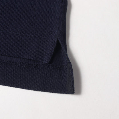 × SHIPS ワンポイント ワニ ワッペン 刺繍 鹿の子 ポロシャツ (PF140BL) / MADE IN JAPAN EXCLUSIVE EDTION