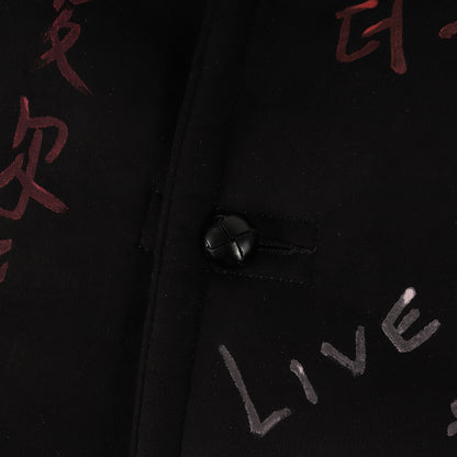 ハンドペイント フェイク ムートン ボア コート (MESSAGE HAND PAINTED MOUTON COAT)