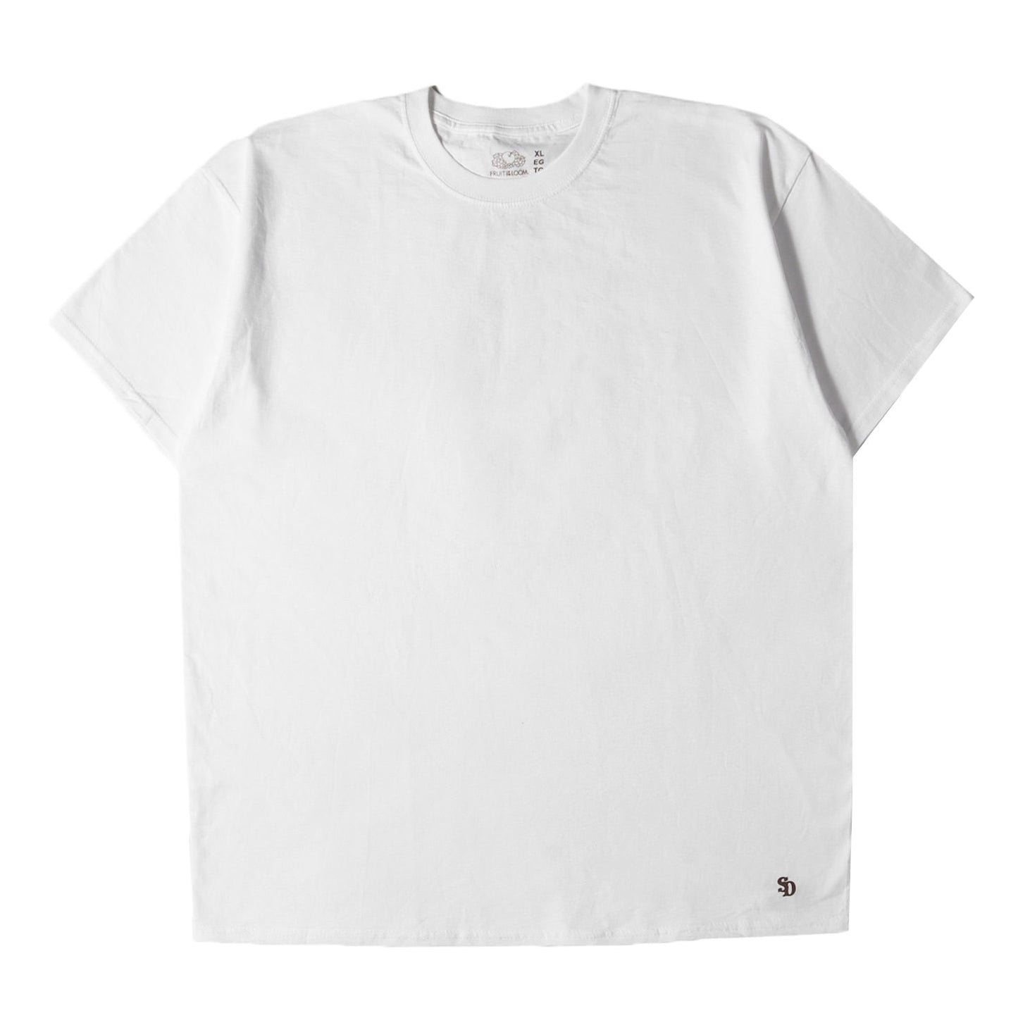 24SS × FRUIT OF THE LOOM ヘム ロゴ プレーン ソリッド Tシャツ (Fruit Of The Loom×SD 2Pack Tee)