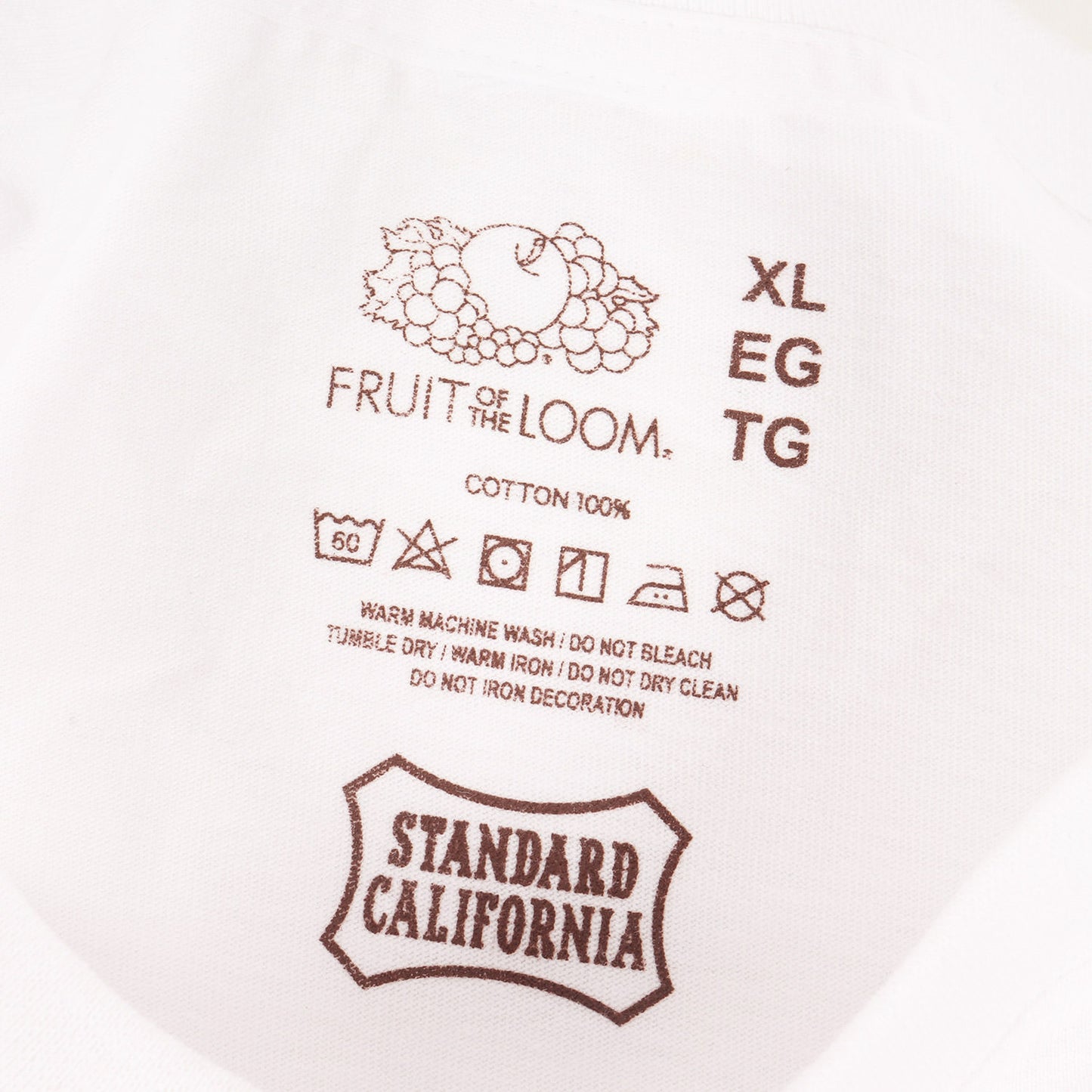 24SS × FRUIT OF THE LOOM ヘム ロゴ プレーン ソリッド Tシャツ (Fruit Of The Loom×SD 2Pack Tee)