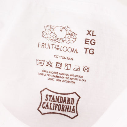 24SS × FRUIT OF THE LOOM ヘム ロゴ プレーン ソリッド Tシャツ (Fruit Of The Loom×SD 2Pack Tee)