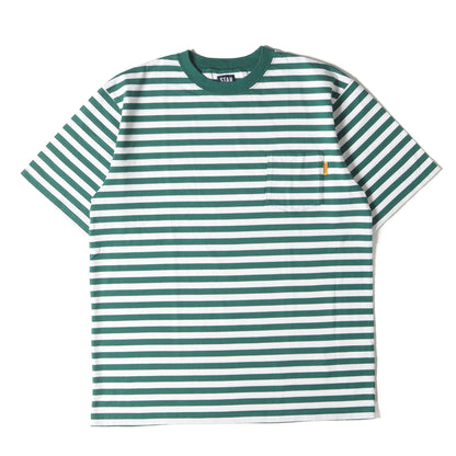 24SS ボーダー ヘビーウェイト ポケット Tシャツ (SD HEAVYWEIGHT BORDER T)
