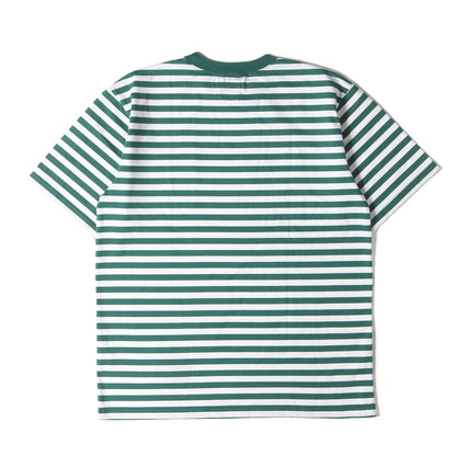 24SS ボーダー ヘビーウェイト ポケット Tシャツ (SD HEAVYWEIGHT BORDER T)