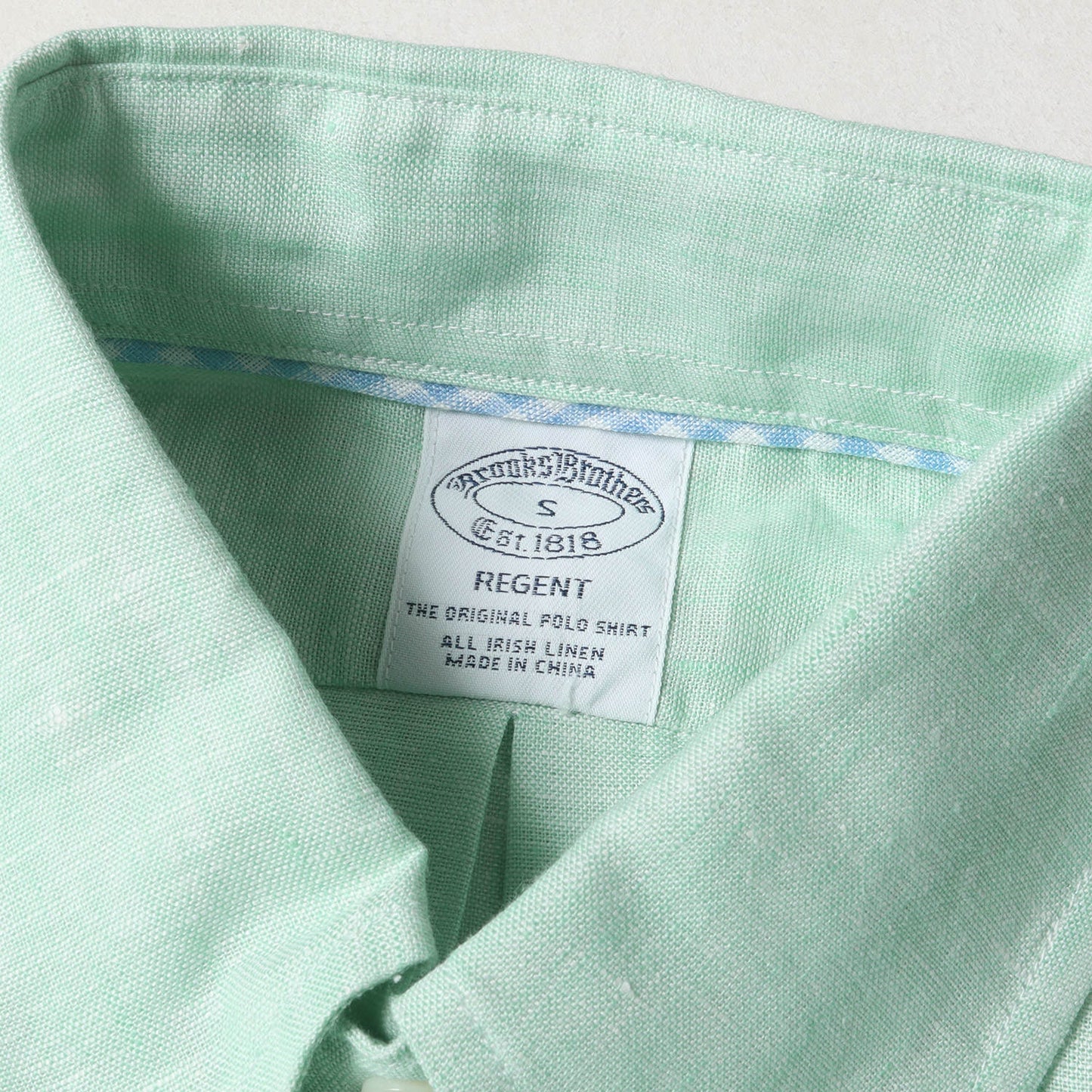 BAIRD McNUTT アイリッシュリネン ボタンダウン ドレス シャツ (THE ORIGINAL POLO SHIRT)