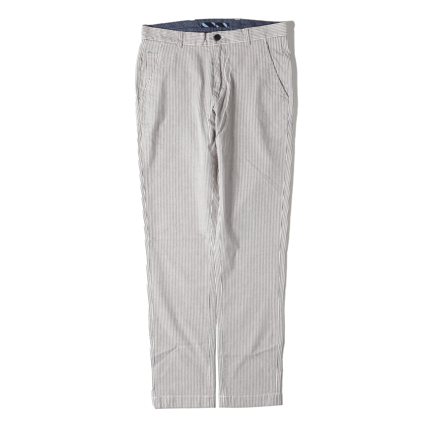 ヒッコリー ストレッチ コットン テーパード チノ パンツ / トラウザー アメトラ トラッド