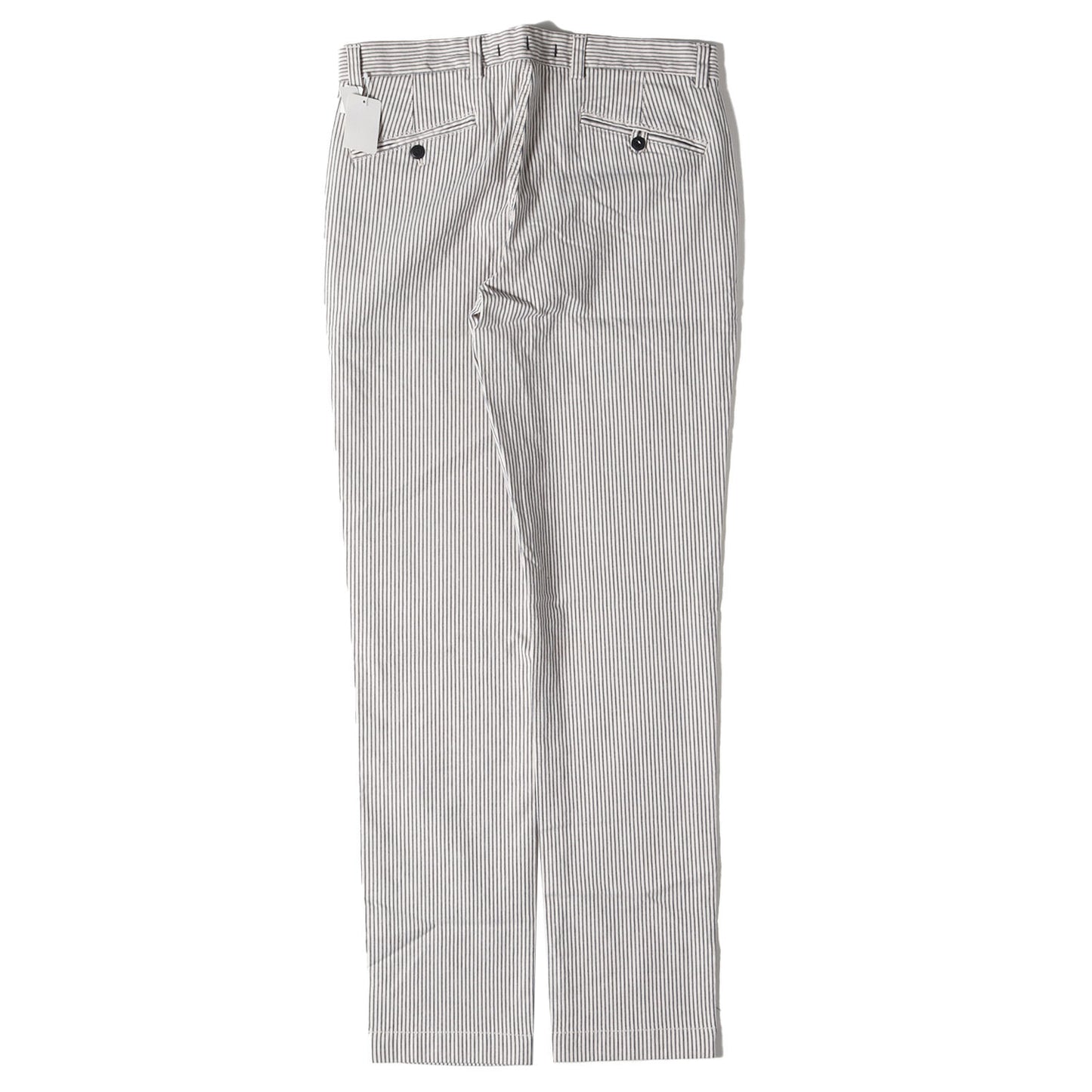 ヒッコリー ストレッチ コットン テーパード チノ パンツ / トラウザー アメトラ トラッド