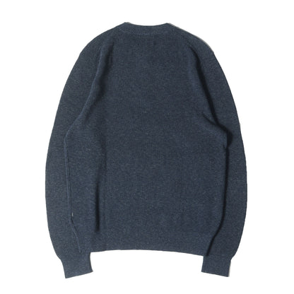 ヘンリーネック メランジ コットン ニット / セーター プルオーバー ニットソー 定番 ベーシック ビジネス ビジカジ オフィカジ アメトラ トラッド ラギッド Red Fleece