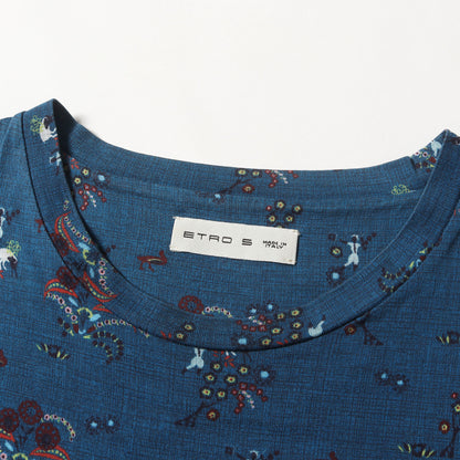 ジオメトリック 総柄 Tシャツ / MADE IN ITALY