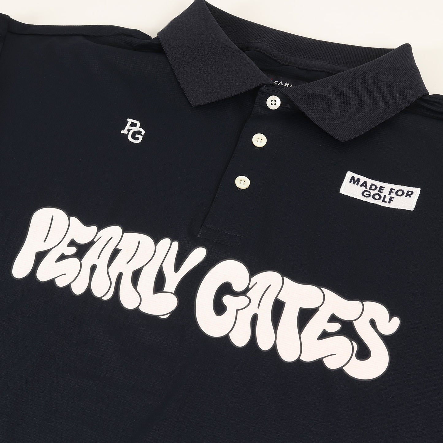 24SS グラフィック ロゴ ストレッチ ジャージー ポロシャツ (053-4160553)