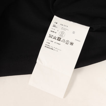 24SS リーフ 装飾 メッセージ ロゴ バインダーネック Tシャツ (PM-T022)