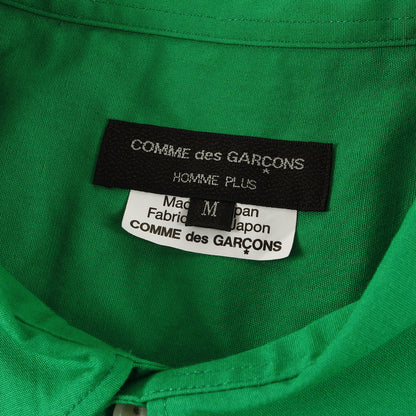 24SS カーブ スイッチング ブロード ロング ドレス シャツ (PM-B023) / コート 長袖 変型 切替 デザイン モード デザイナーズ 個性派