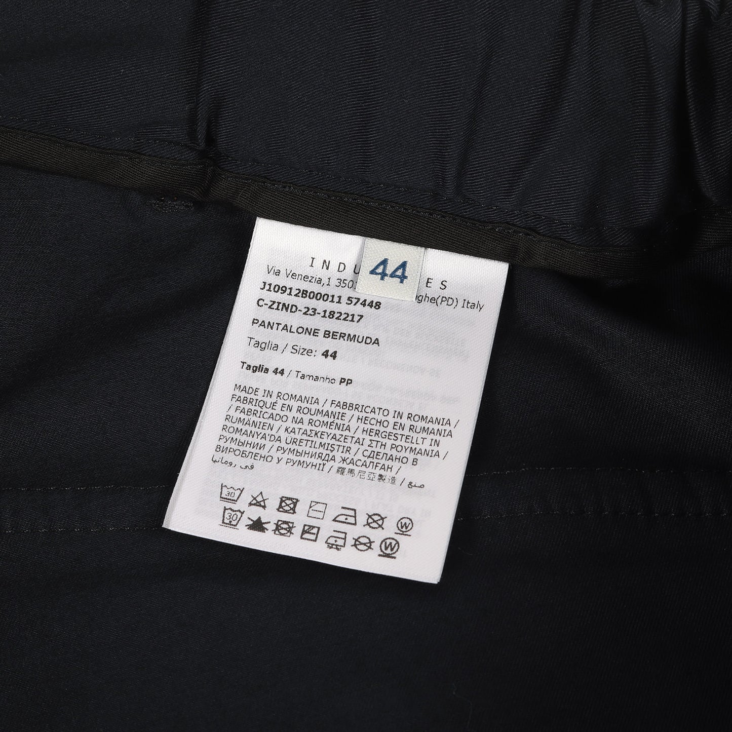 24SS ベイカー ストレッチ ショート パンツ (PANTALONE BERMUDA J10912B00011 57448)
