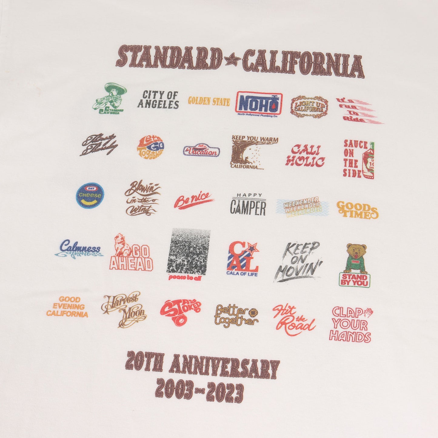 23AW 20周年記念 マルチロゴ ヘビー Tシャツ (SD 20th Anniversary Logo T)