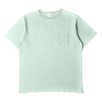 25SS ヴィンテージウォッシュ コットンレーヨン バインダーネック ポケット Tシャツ (SD 88/12 Pocket T VW)