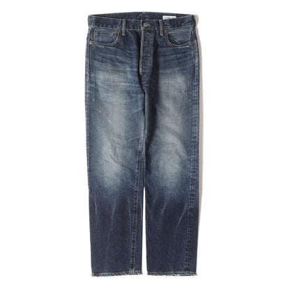 24SS エイジング加工 スリムストレート セルビッジ デニム パンツ (3years Aging Slim Straight Fit Denim Pants 3920600034) / ボタンフライ