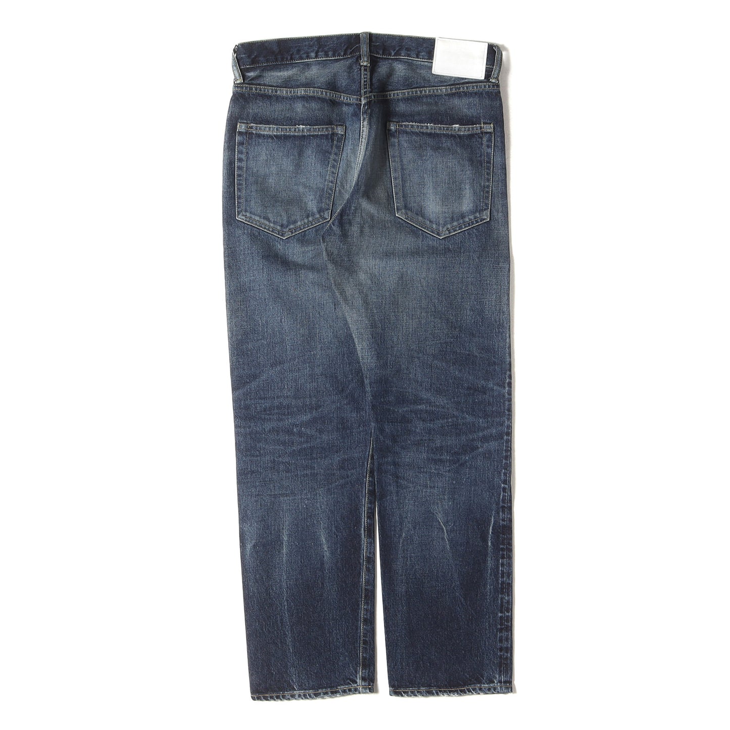 24SS エイジング加工 スリムストレート セルビッジ デニム パンツ (3years Aging Slim Straight Fit Denim Pants 3920600034) / ボタンフライ