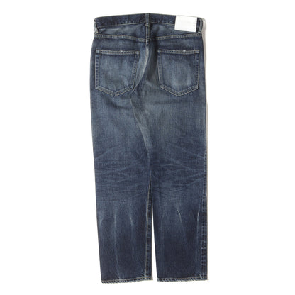 24SS エイジング加工 スリムストレート セルビッジ デニム パンツ (3years Aging Slim Straight Fit Denim Pants 3920600034) / ボタンフライ
