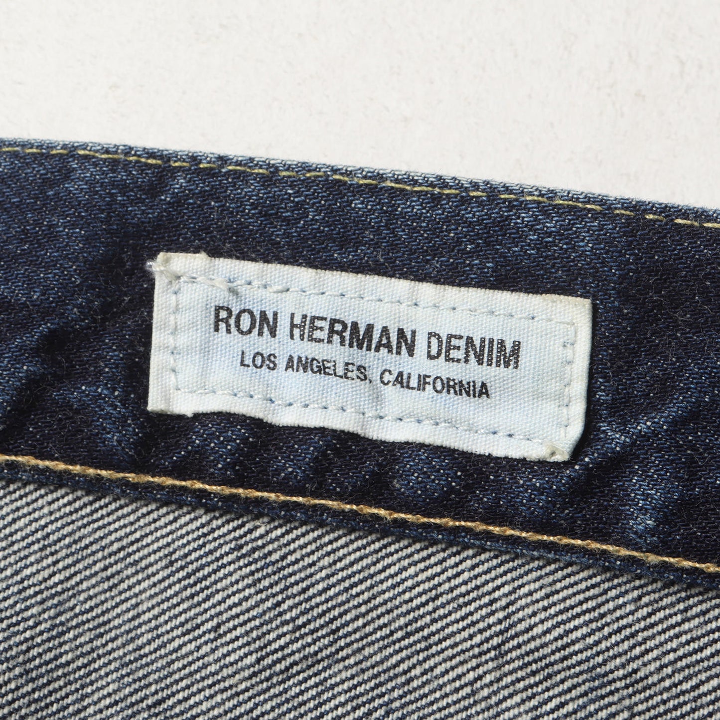 24SS エイジング加工 スリムストレート セルビッジ デニム パンツ (3years Aging Slim Straight Fit Denim Pants 3920600034) / ボタンフライ