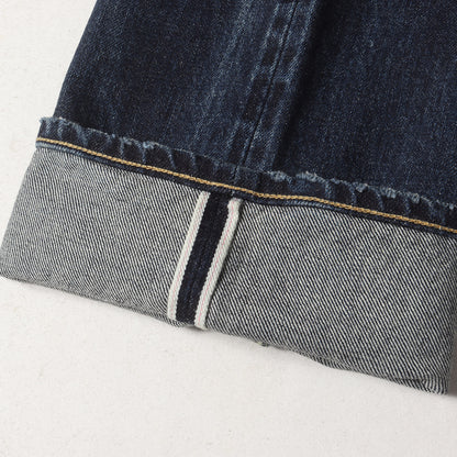 24SS エイジング加工 スリムストレート セルビッジ デニム パンツ (3years Aging Slim Straight Fit Denim Pants 3920600034) / ボタンフライ