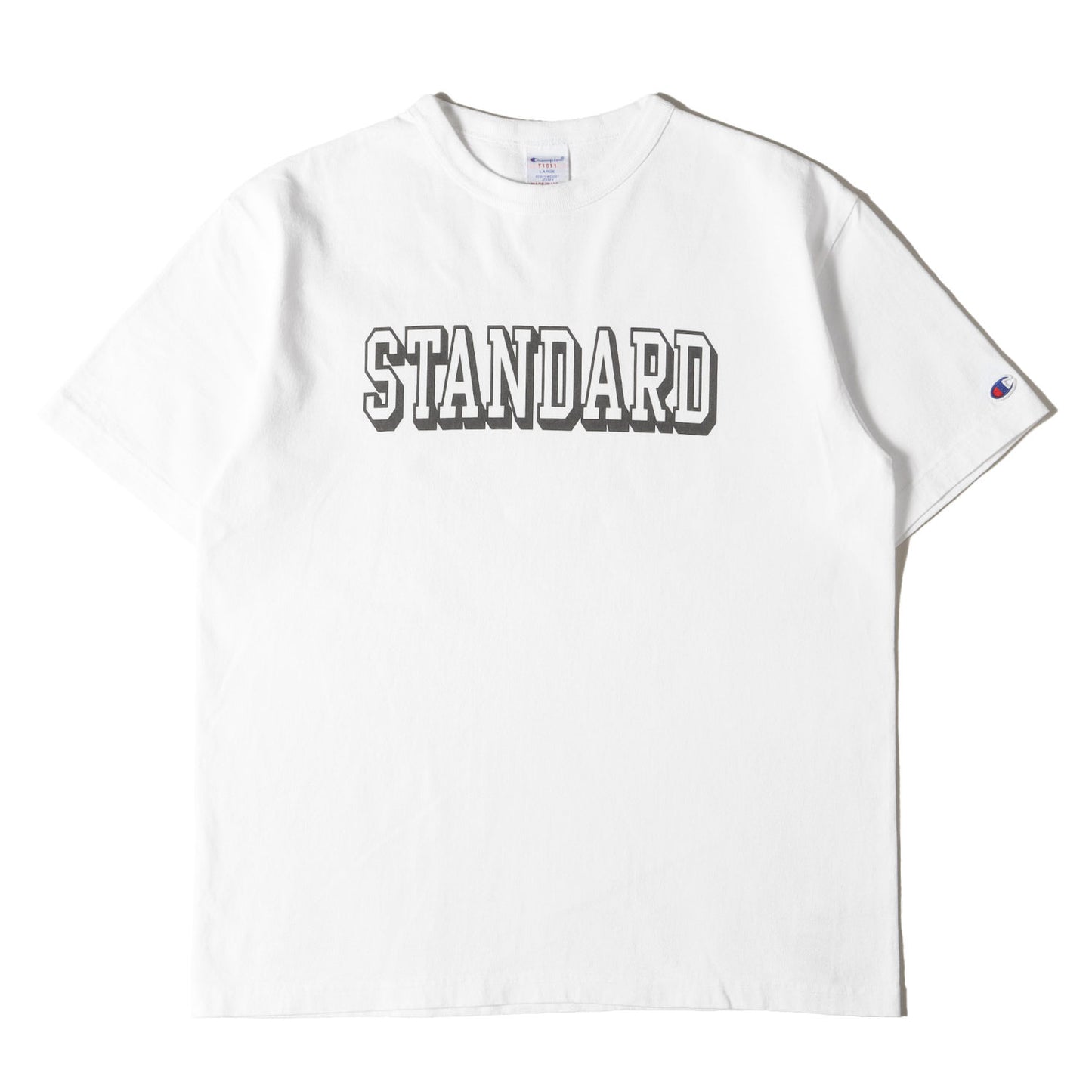 × Champion ヘビーウェイト グラフィック ロゴ Tシャツ (CHAMPION × SD MADE IN USA T1011 T) / MADE IN USA