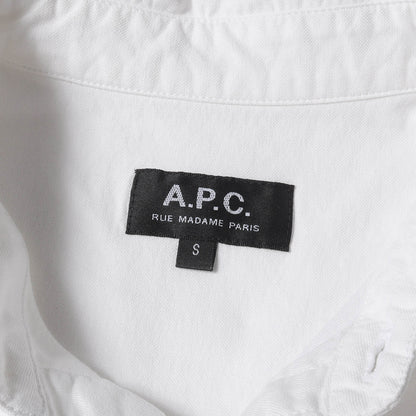 カラフル ロゴ 刺繍 オックスフォード ドレス シャツ