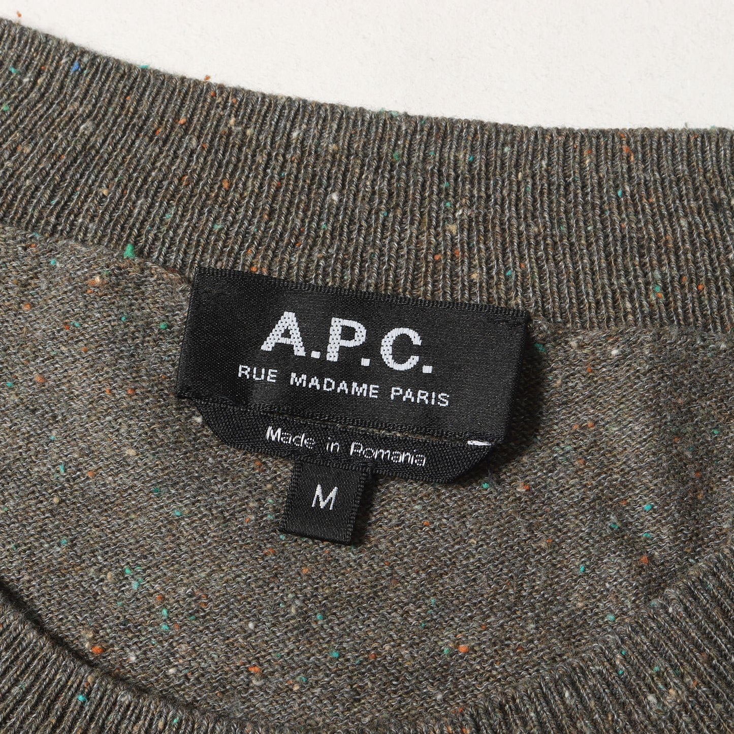 カラーネップ ハイゲージ シルク コットン ニット