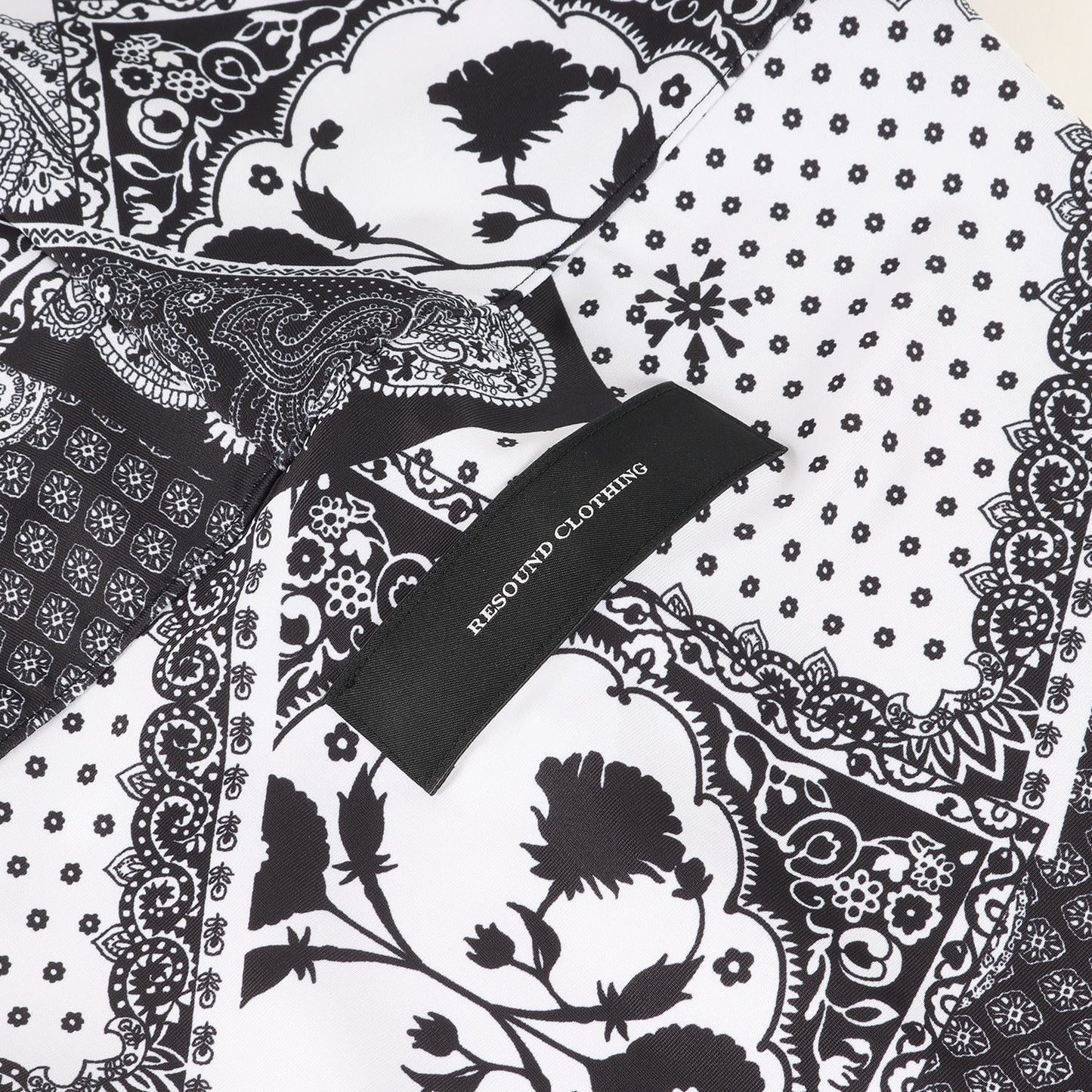 24SS ペイズリー ラッシュガード ルーズ フーディー (PAISLEY RUSH LOOSE HOODIE RC24-C-001) / パーカー プルオーバー 総柄 定番 ベーシック スポーツ トレーニング ウェア サーフ
