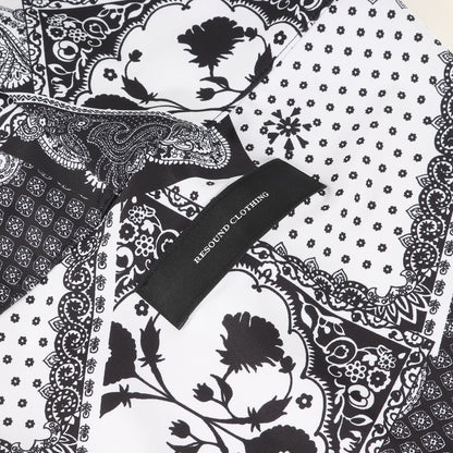 24SS ペイズリー ラッシュガード ルーズ フーディー (PAISLEY RUSH LOOSE HOODIE RC24-C-001) / パーカー プルオーバー 総柄 定番 ベーシック スポーツ トレーニング ウェア サーフ