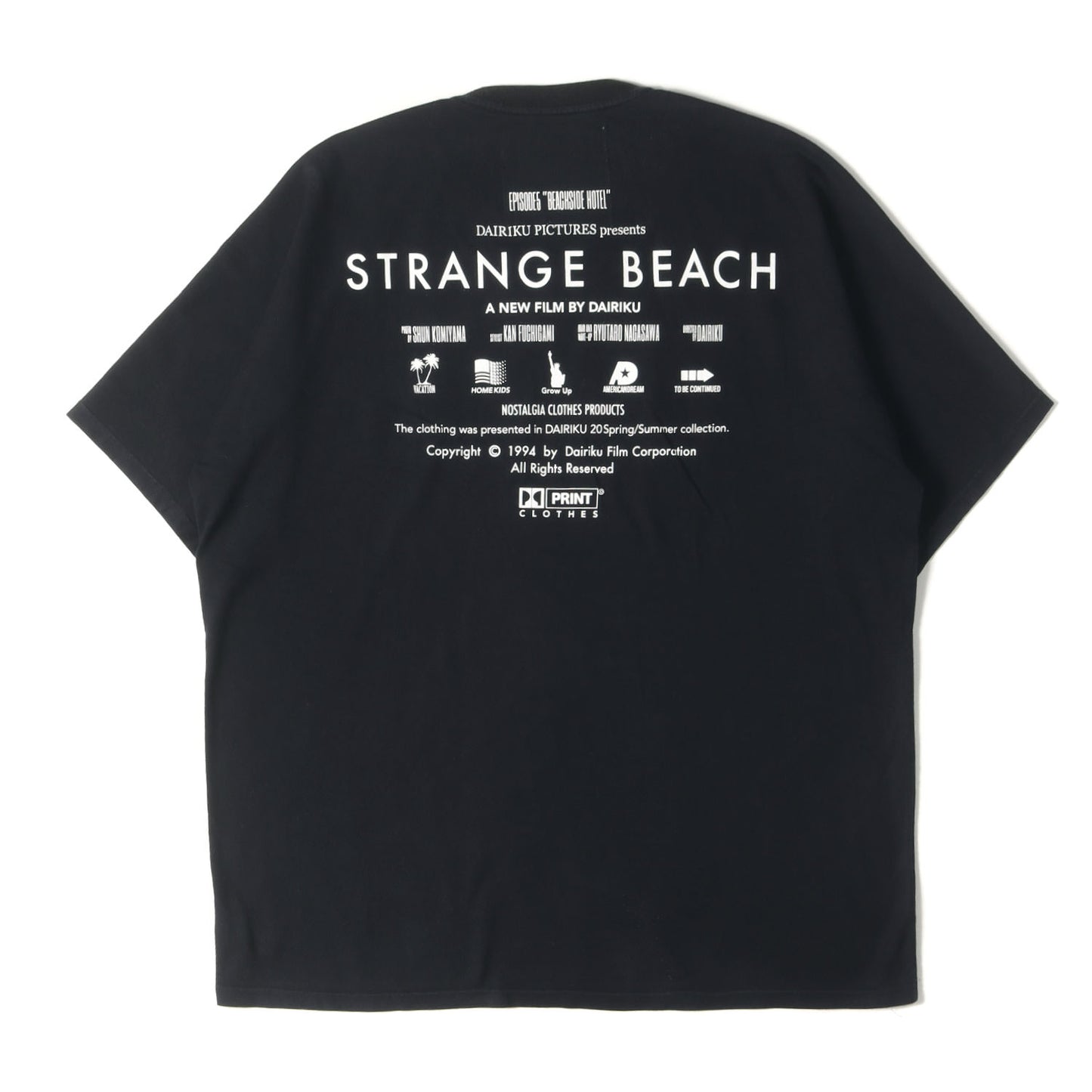 グラフィック Tシャツ (Movie Ticket Half-Sleeve Tee 20SS C-5)
