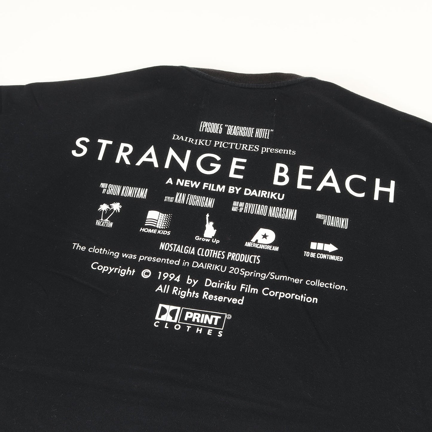 グラフィック Tシャツ (Movie Ticket Half-Sleeve Tee 20SS C-5)