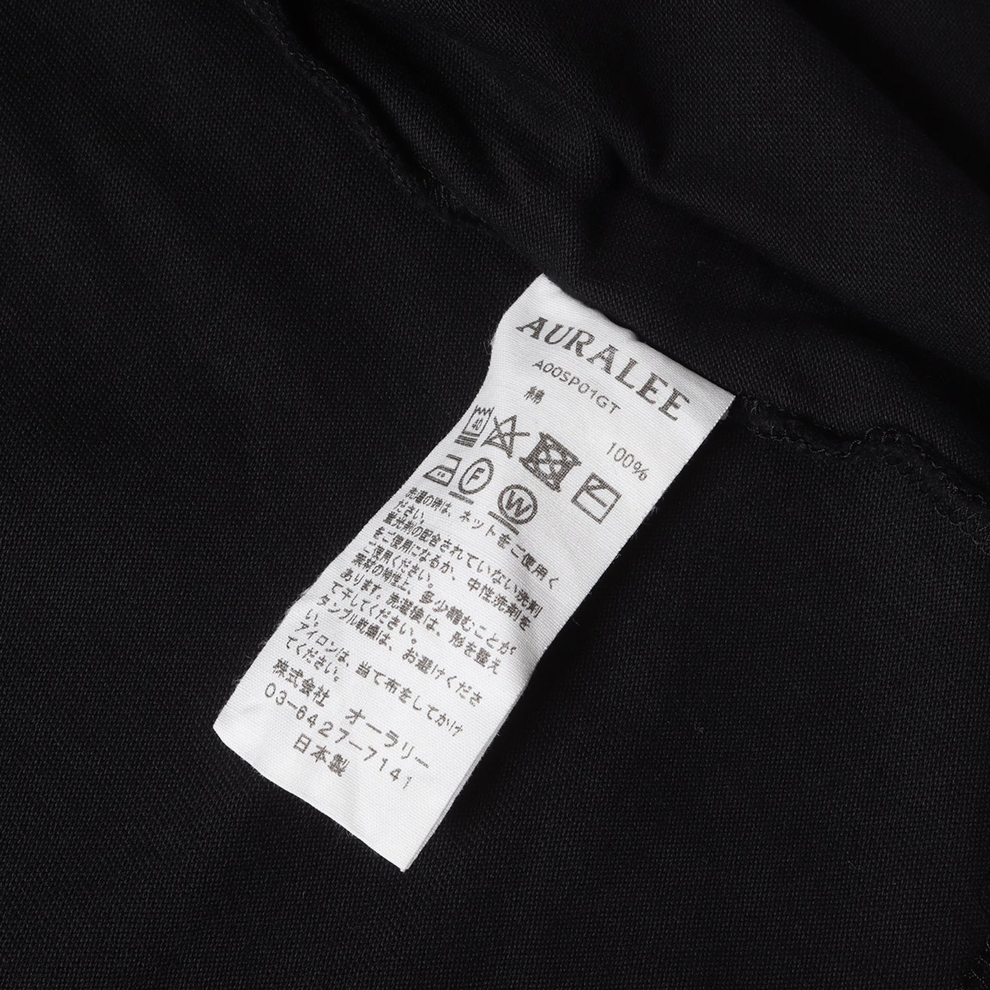 プレーン ソリッド ロングスリーブ Tシャツ (LUSTER PLAITING LS TEE A00SP01GT)