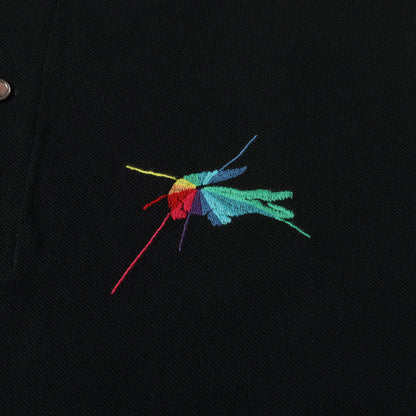 ワンポイント グラフィック ワニ 刺繍 鹿の子 ポロシャツ / MADE IN JAPAN