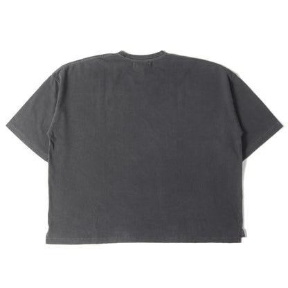 23SS ピグメント加工 ゴシック ロゴ オーバーサイズ Tシャツ (JIEDA GOTHIC OVERSIZED TEE Jie-23S-CT11-B)