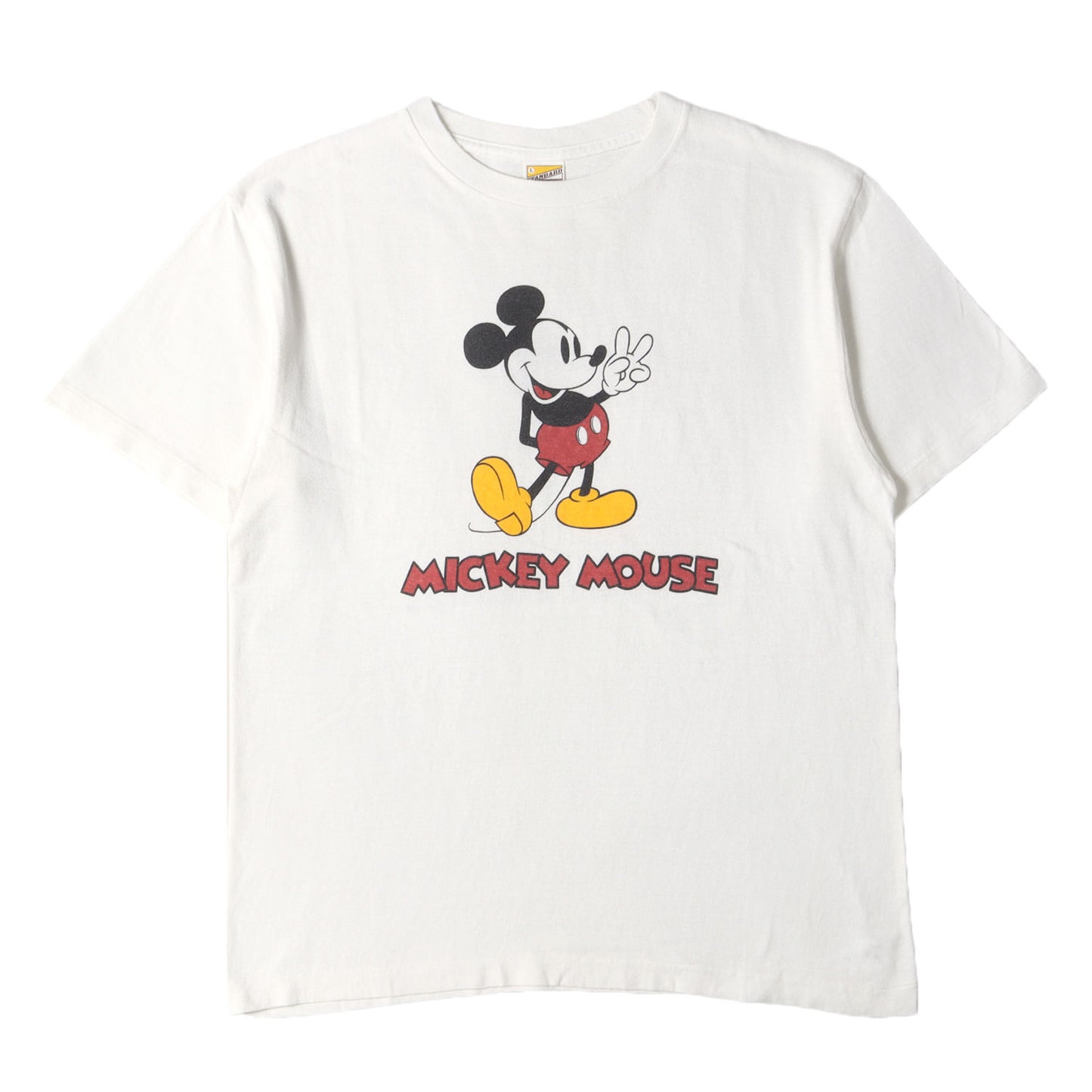 × Disney ピースサイン ミッキーマウス Tシャツ (DISNEY × SD MICKEY MOUSE T) / MADE IN JAPAN