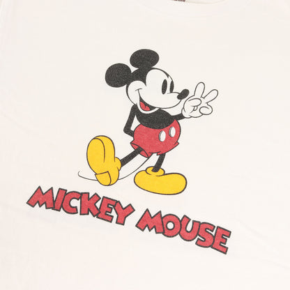 × Disney ピースサイン ミッキーマウス Tシャツ (DISNEY × SD MICKEY MOUSE T) / MADE IN JAPAN