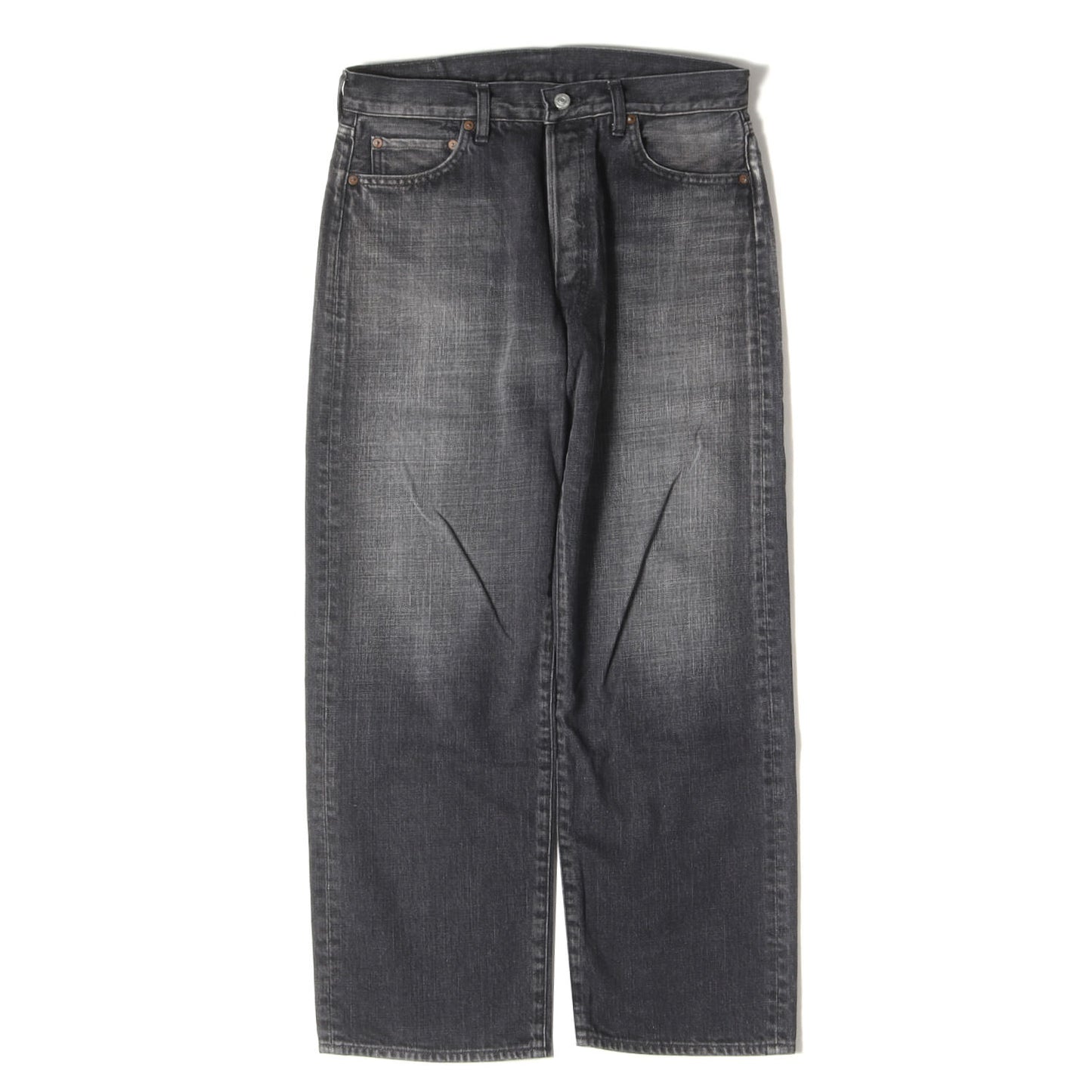 24SS ヴィンテージ ウォッシュ加工 5ポケット ボタンフライ デニムパンツ (SD 5P Denim Pants 950 Vintage Wash)
