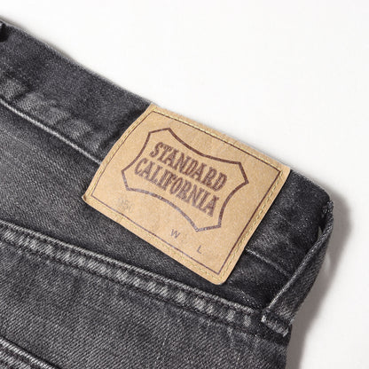 24SS ヴィンテージ ウォッシュ加工 5ポケット ボタンフライ デニムパンツ (SD 5P Denim Pants 950 Vintage Wash)