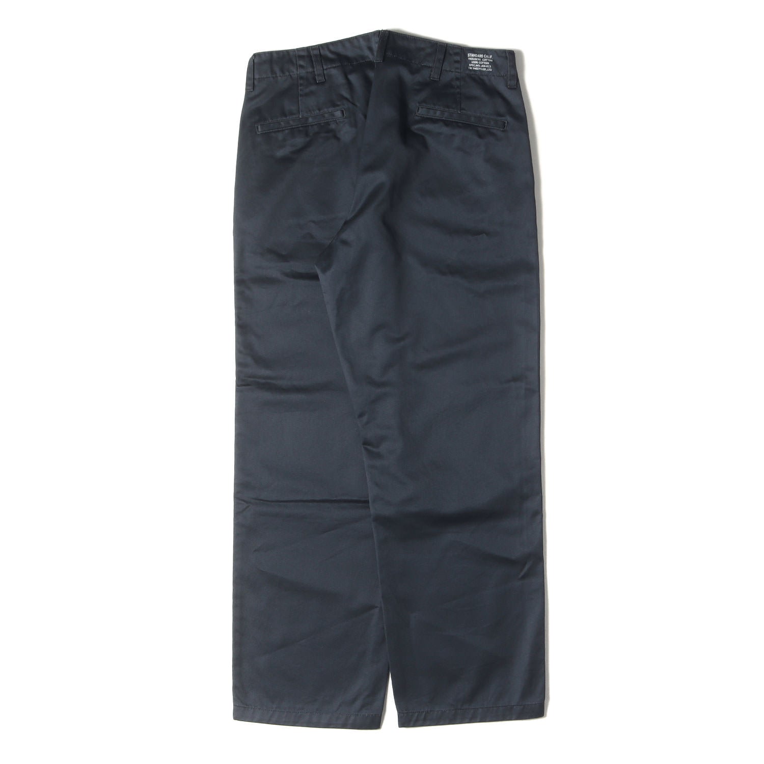 GREG LAUREN×TOMORROW LAND 黒ナイロン・コットンパンツ